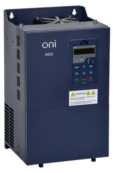 Изображение товара Преобразователь частоты ONI A650 33E55TM 55 кВт трехфазный промышленный