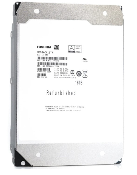Изображение товара Жесткий диск Toshiba MD09 16 ТБ 7200 об/мин NAS SATA 3,5"