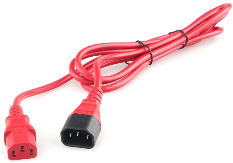 

Кабель питания Cablexpert PC-189-VDE-R-1.8M (RU) C13-С14, 3x0.75мм2, 10A, с заземлением, медь, 1.8м, красный, пак, PC-189-VDE-R-1.8M