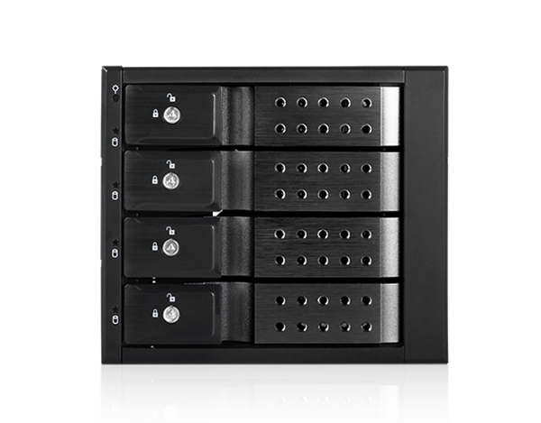 

Корзина Procase T3-304-SATA3-BK 4 SATA3/SAS 6Gb hotswap aluminium mobie rack (3x5,25) Black, T3-304-SATA3-BK