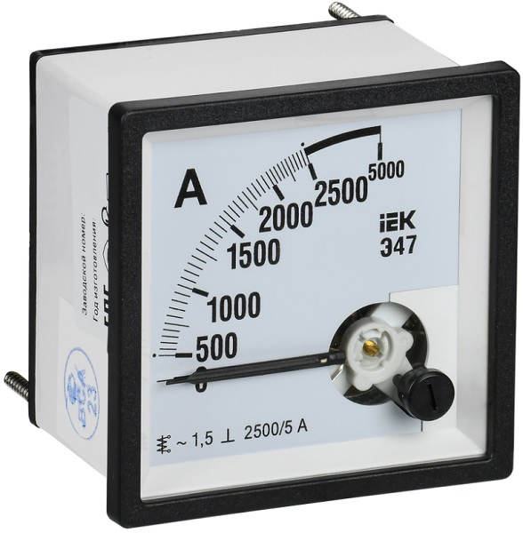 

Амперметр IEK IPA10-6-2500-E Э47 2500/5А кл. точн. 1,5 72х72мм, IPA10-6-2500-E