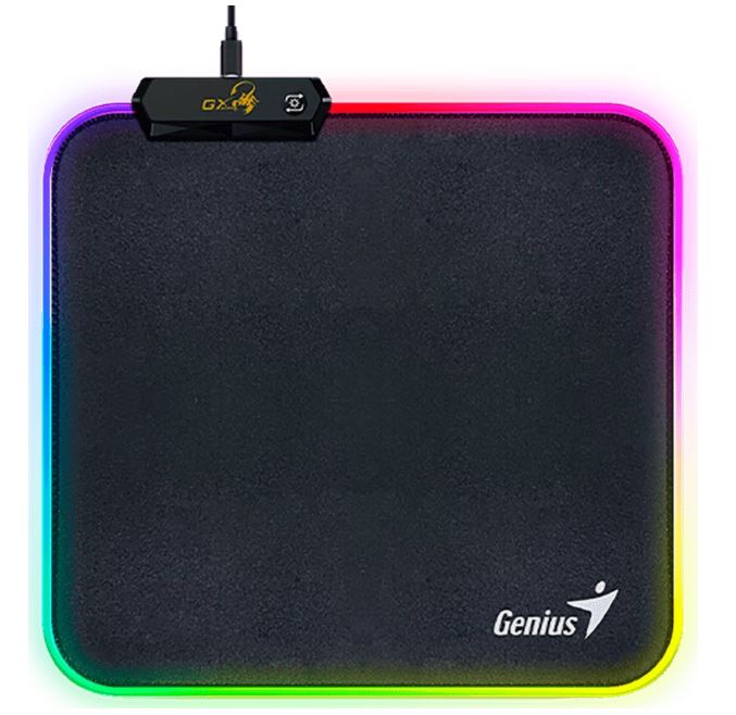 

Коврик для мыши Genius GX-Pad 260S 31250018400 прорезиненное основание, USB кабель 1.8м, черный, GX-Pad 260S
