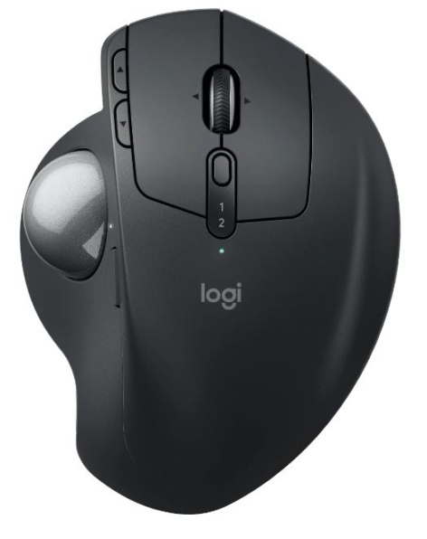 Изображение товара Logitech MX ERGO S беспроводная мышь правша 7 кнопок 2048 dpi черная