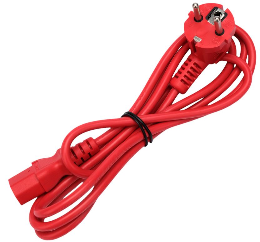 

Кабель питания Cablexpert PC-186-VDE-R-1.8M (RU) Schuko-C13, 3x0.75мм2, 10A, с заземлением, медь, 1.8м, красн,пак, PC-186-VDE-R-1.8M