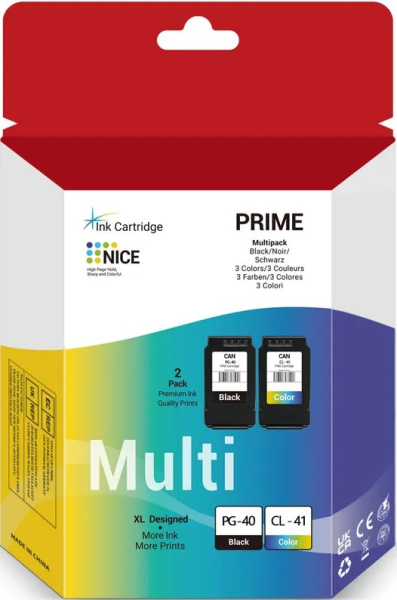 Изображение товара Набор картриджей NVP NV-PG40/CL41 для Canon, 4 шт, качественные чернила