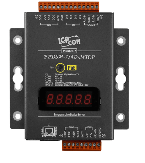 фото Преобразователь  ICP DAS PPDSM-734D-MTCP CR в Уфе