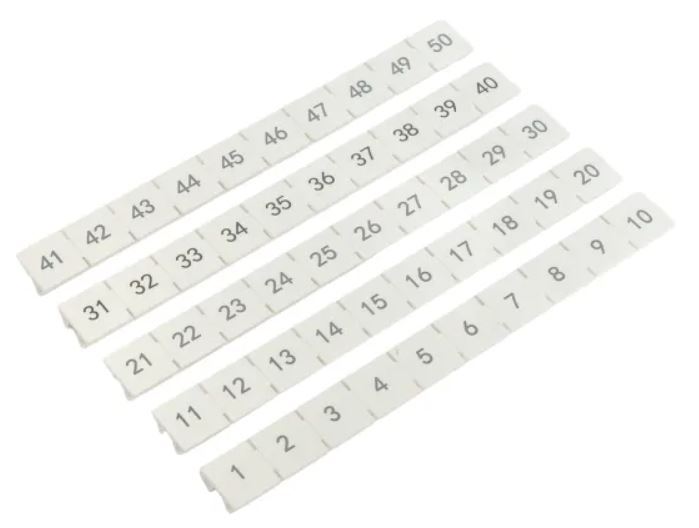 

Маркировка для клемм EKF scr-ut-mrk-10-90-1-50 10/16/35/90 UT 1-50 (100 шт), scr-ut-mrk-10-90-1-50