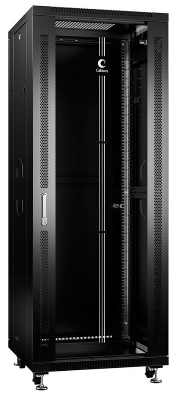 

Шкаф напольный 19", 37U Cabeus SH-05C-37U60/100-BK телекоммуникационный 600x1000x1833mm (ШхГхВ) передняя стеклянная и задняя сплошная металлическая дв, SH-05C-37U60/100-BK