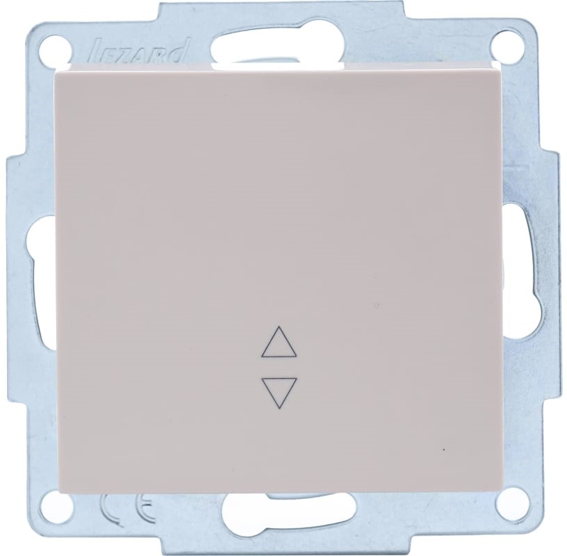 

Переключатель Lezard 742-0388-105 Vesna проходной 1-кл. СП механизм крем., 742-0388-105