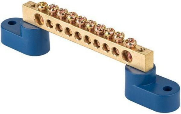 Изображение товара Шина EKF для заземления и нулевых проводников 100 А модель sn0-2-63-10