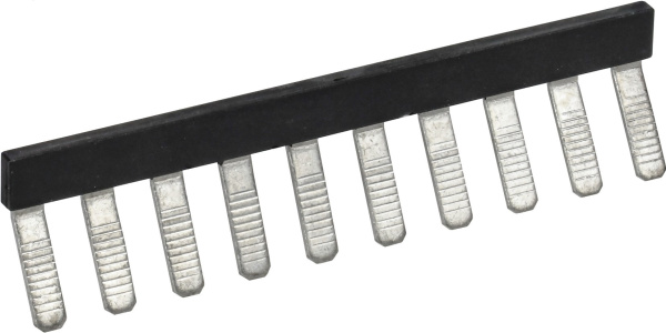 Изображение товара Гребенчатая перемычка IEK YCT10-00-K03-010-EC-10P для клеммных колодок 10 мм²