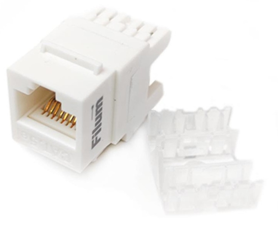 фото Модуль Keystone RJ45 UTP Filum FL-KJ-U5E-WT-180 в Волгограде