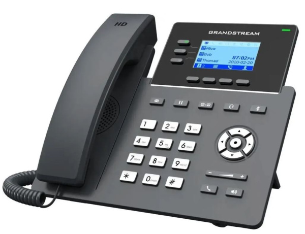 Изображение товара Офисный IP-телефон Grandstream GRP2603P с 6 SIP-аккаунтами и PoE