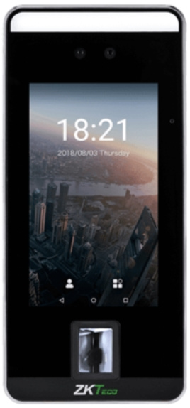 Изображение товара Мультибиометрический терминал ZKTeco SpeedFace-V5L [MF] для контроля доступа