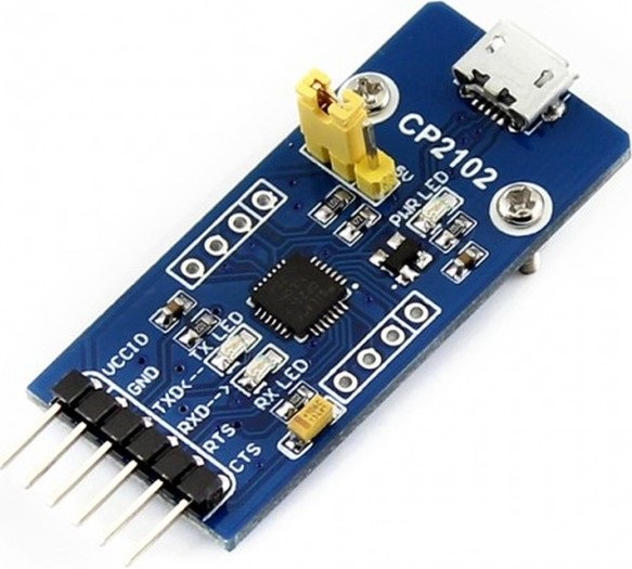 

Преобразователь Waveshare CP2102 USB UART Board [micro], CP2102 USB UART Board [micro]