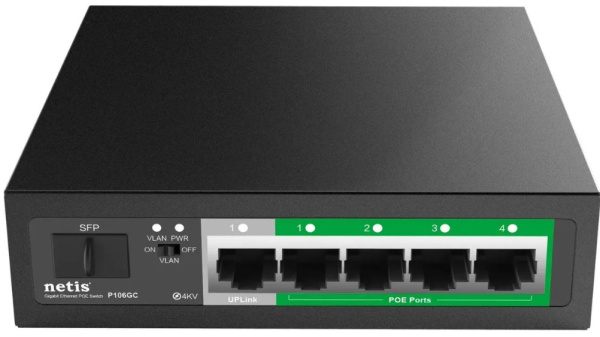 фото Коммутатор неуправляемый Netis P106GC в Красноярске