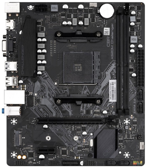 фото Материнская плата mATX CBR A520M Challenger