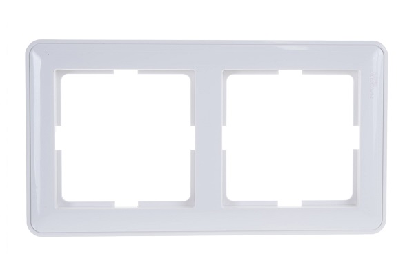 

Рамка Schneider Electric KD-2-18 W59 2 поста белая (KD-2-18), KD-2-18