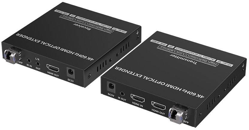 

Удлинитель KVM LENKENG LKV982 HDMI 4K по оптическому кабелю до 40 км, RS232, LKV982