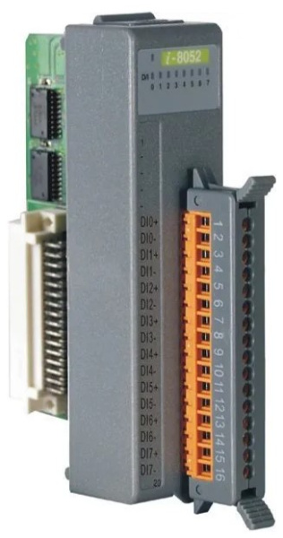 Изображение товара Модуль цифрового ввода ICP DAS I-8052-G CR 8 каналов с изоляцией и протоколом DCON