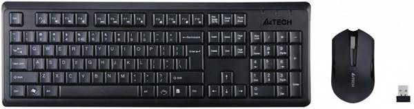

Клавиатура и мышь Wireless A4Tech V-Track 4200N черный, USB, 1147580, V-Track 4200N