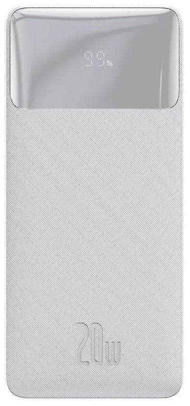 

Аккумулятор внешний портативный Baseus PPBD050502 Bipow Digital Display Overseas Edition White, PPBD050502
