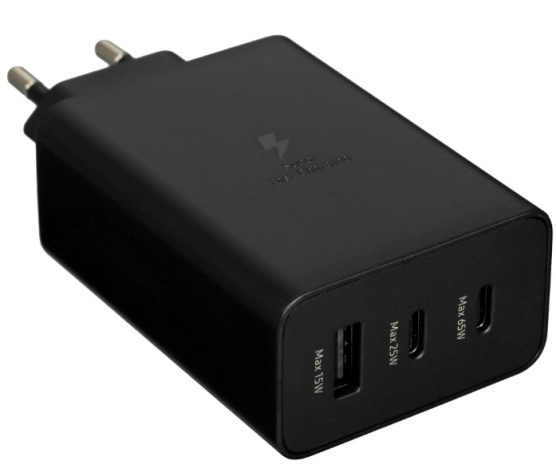 Изображение товара Зарядное устройство Samsung EP-T6530 65W 3-Port USB-C и USB