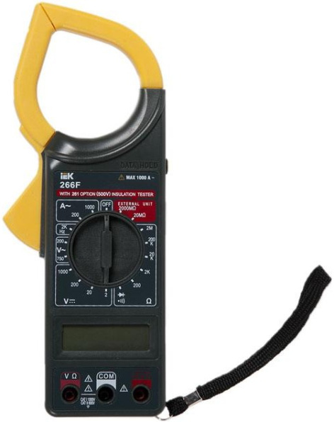 Изображение товара Токовые клещи IEK TCM-1F-266 высокоточные для электриков и ремонта