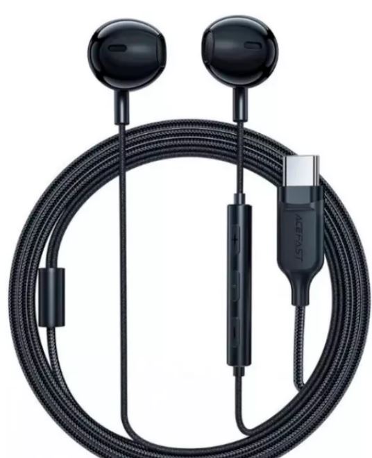 

Наушники ACEFAST L2 проводные USB-C Wired earphones. Цвет: черный, L2