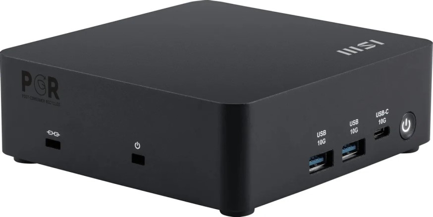 

Неттоп MSI Cubi NUC AI 1UMG-042XRU 9S6-B20911-042 Ultra 5 125H/16GB/1TB SSD/Graphics/2x2.5GbitEth/WiFi/BT/120W/noOS/черный, Cubi NUC AI 1UMG-042XRU