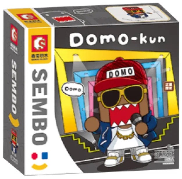 

Конструктор Sembo Block 612503 "Domo-Kun- модник", 170 деталей, 612503