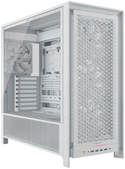 

Корпус Corsair Frame 5000D RS High-Airflow CC-9011308-WW белый, без БП, боковая панель из закалённого стекла, 4*USB 3.2, USB 3.2 Type-C, Frame 5000D RS High-Airflow