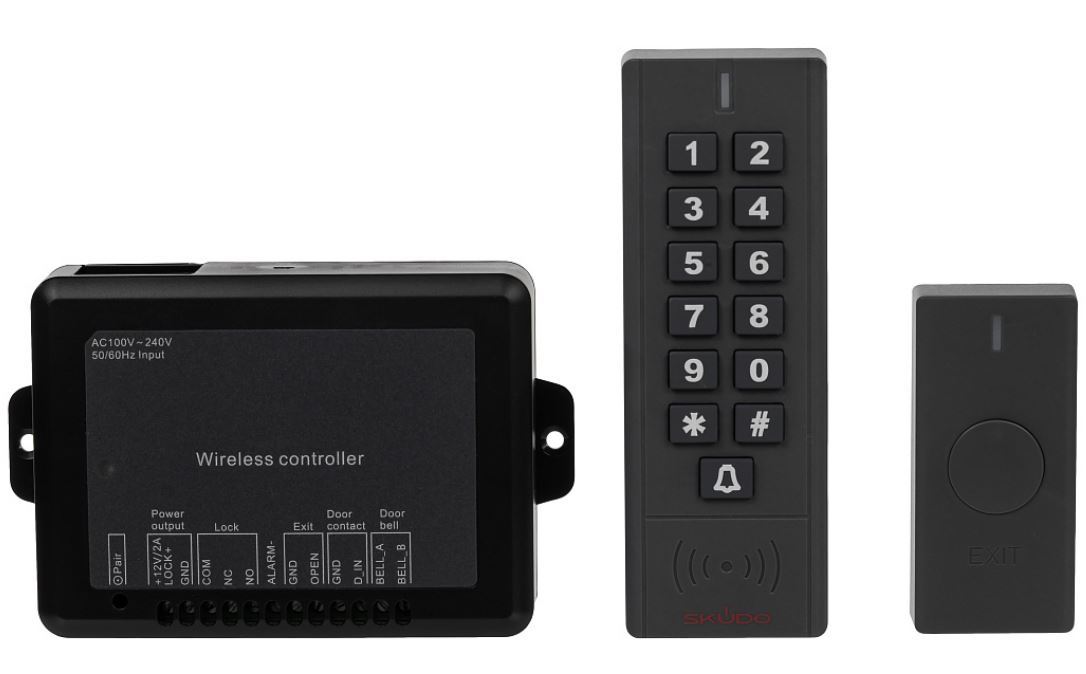 

Комплект Skudo SK-RC07KIT автономного контроллера, кодонаборной клавиатуры со встроенным RFID-считывателем Em-Marine, SK-RC07KIT