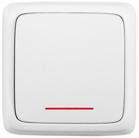 Изображение товара Выключатель одноклавишный HEGEL ВА16-114 для бытовой электрики