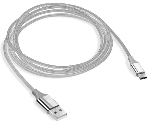 

Кабель TTEC AlumiCable 2DK18G Type C Charge/Data Cable 2.0. Длина: 120 см. Цвет: серебристый, AlumiCable