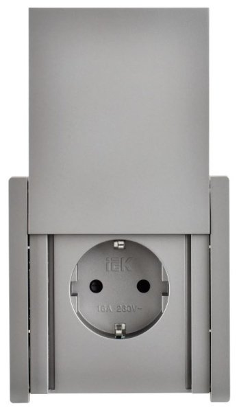 Изображение товара Розетка с заземлением IEK FP-R16-16-1-44-K46