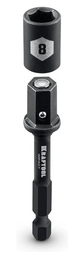 

Бита Kraftool Clean “Nut driver” 26371-08 Kraftool 8мм., бита с торцовой головкой, Clean “Nut driver”