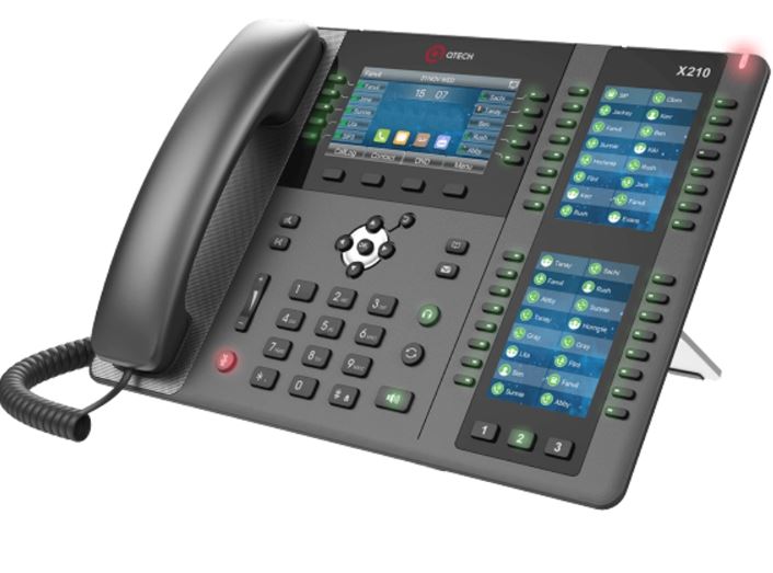 

Телефон VoiceIP QTECH QIPP-1000IPG 20 линий SIP, 77 клавиш, интерфейс для подключения микрофона, цветной ЖК дисплей 4.3" с подсветкой, кнопка отключен, QIPP-1000IPG