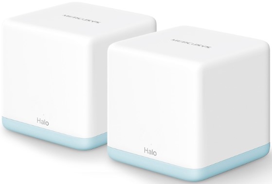 

Маршрутизатор Mercusys Halo H30(2-pack) AC1200 Whole Home Mesh Wi-Fi System, 2 Internal Antennas, 2 GB ports (WAN/LAN), Halo H30(2-pack)