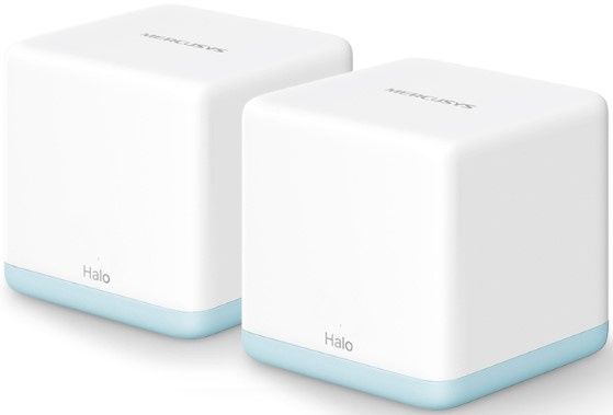 Изображение товара Система Wi-Fi Mesh Mercusys Halo H30 2-pack с двухдиапазонной связью до 1,2 Гбит/с