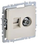 фото Розетка IEK BR-AK20-1-K10