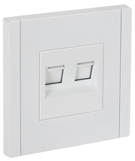фото Розетка компьютерная+телефонная IEK FP-KT20-O-1-K01 в Уфе