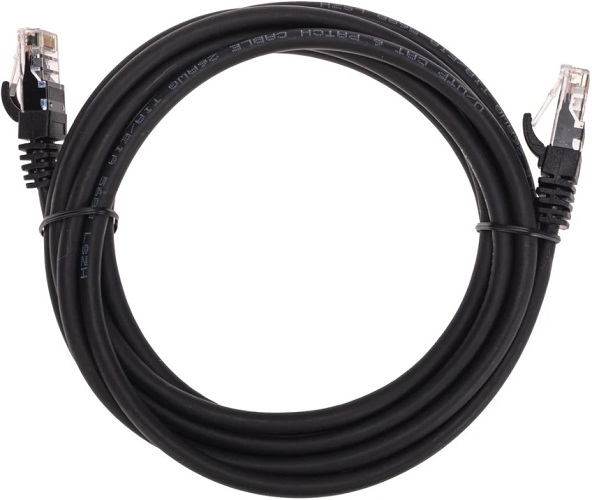 

Кабель патч-корд U/UTP 6 кат. 3м Rexant 02-0292-3 26AWG, LSZH, черный, 02-0292-3