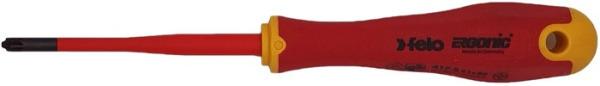 Изображение товара Диэлектрическая отвертка Felo серии E-Slim 41719290 для электромонтажа