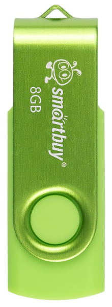 Изображение товара Флеш-накопитель USB 2.0 SmartBuy SB008GB2TWAG зеленый компактный