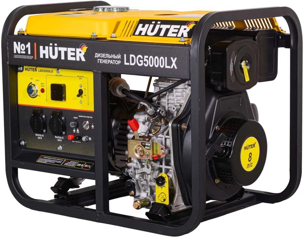 

Генератор дизельный Huter LDG 5000LX 64/2/7, LDG 5000LX