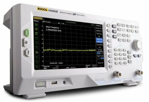 Изображение товара Анализатор спектра Rigol DSA832E с диапазоном 9 кГц до 3,2 ГГц
