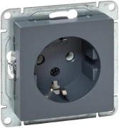 фото Розетка с заземлением  EKF UP1-SOG-110
