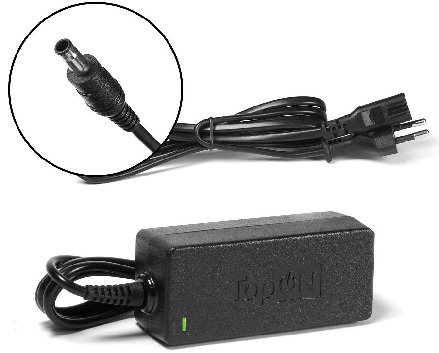 

Блок питания для ноутбука Samsung TopOn TOP-SA05 19V -> 2.1A 40W Samsung NC10, NC20 (5.5x3.0mm с иглой), TOP-SA05