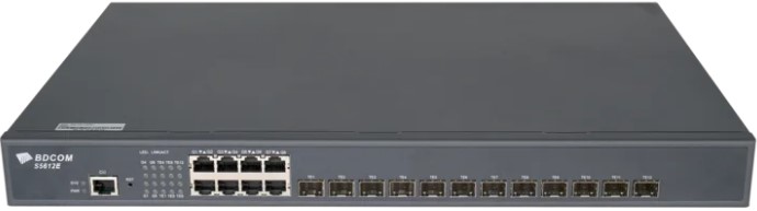 

Коммутатор управляемый BDCom S5612E уровня 3, 8X 10/100/1000BASE-T, 12X 1/10GE SFP+, 220V AC, S5612E
